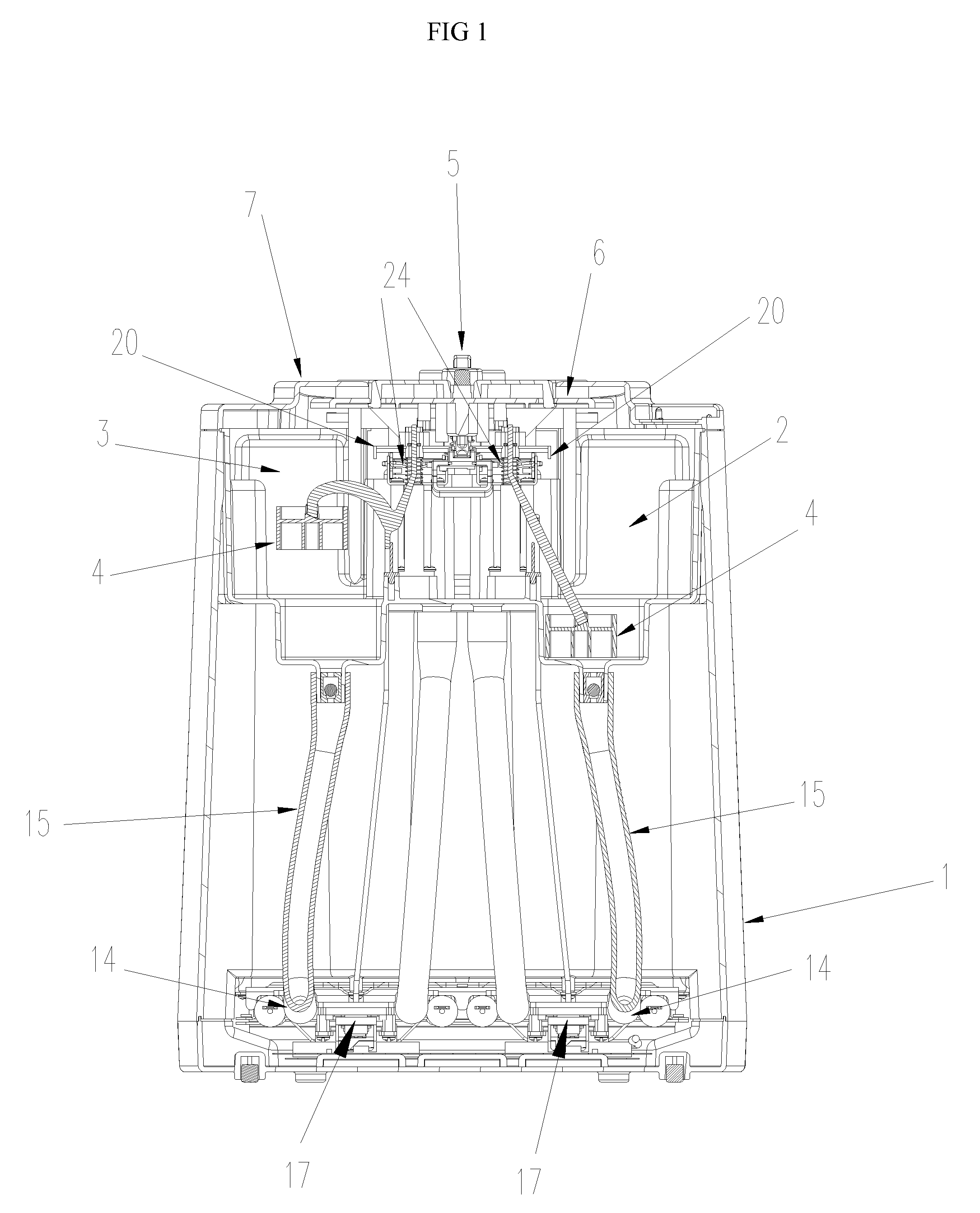 Two Cups Automatic Coffee Maker with Flow Control