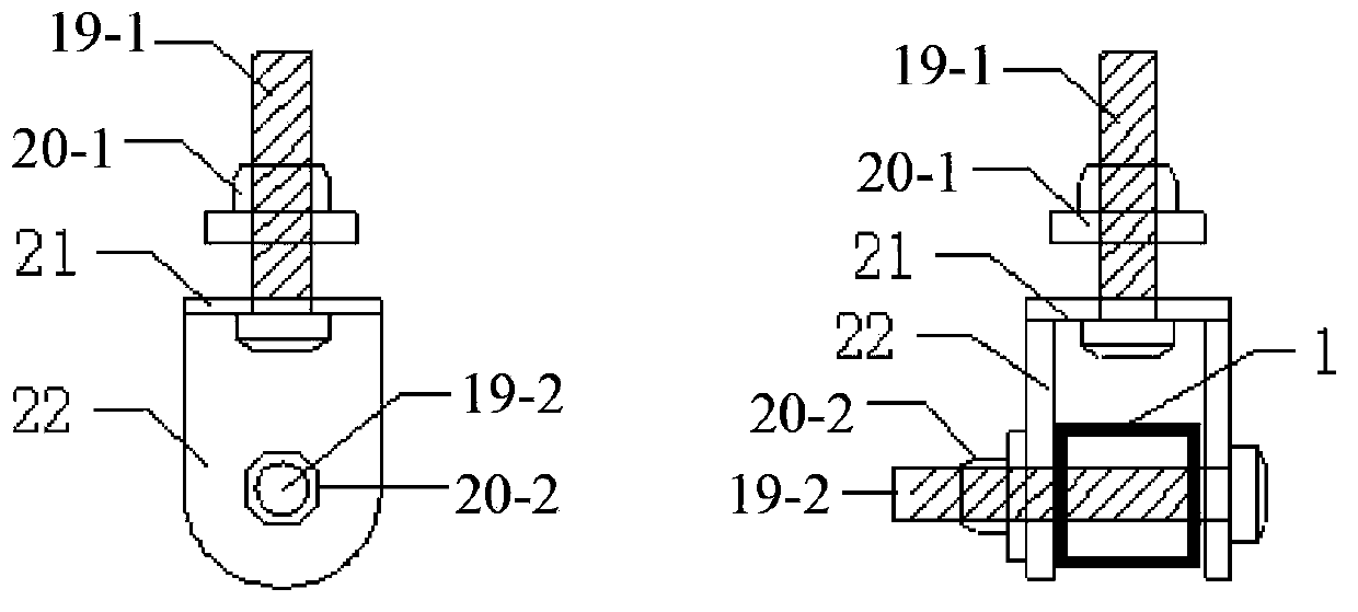 Single-point fixing adjustable cantilever tripod