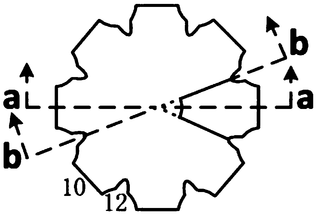 Multichannel multimode multiplexed waveguide crossover and preparation method thereof