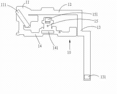 Method for connecting bending flexible circuit board in mobile phone and flexible circuit board