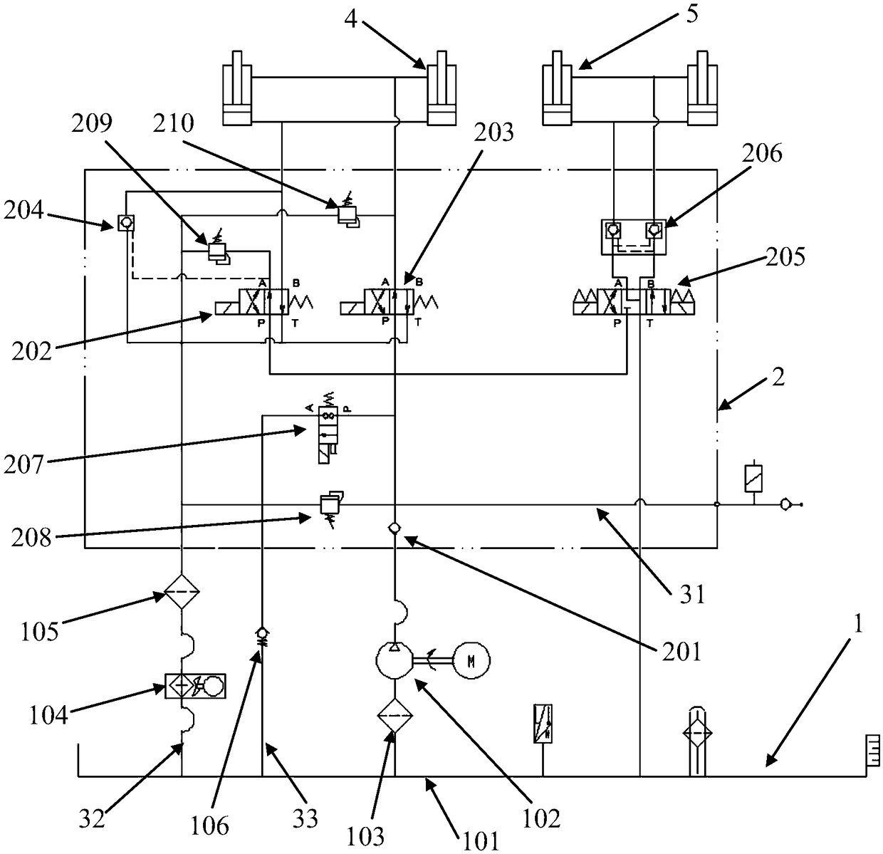 Power device used for garbage compression