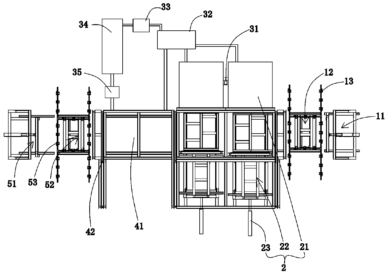 Environmentally-friendly hydrogen carbon unmanned fully-automatic intelligent production equipment