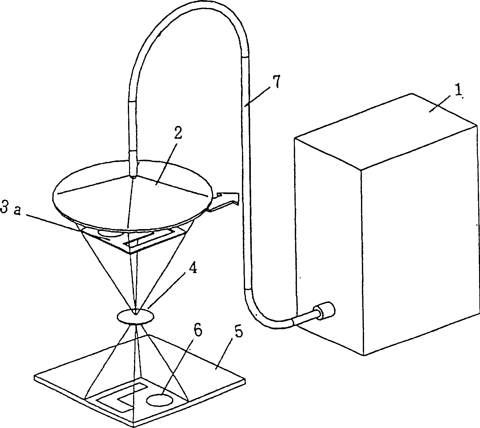 Optical three-dimensional moulding method and device