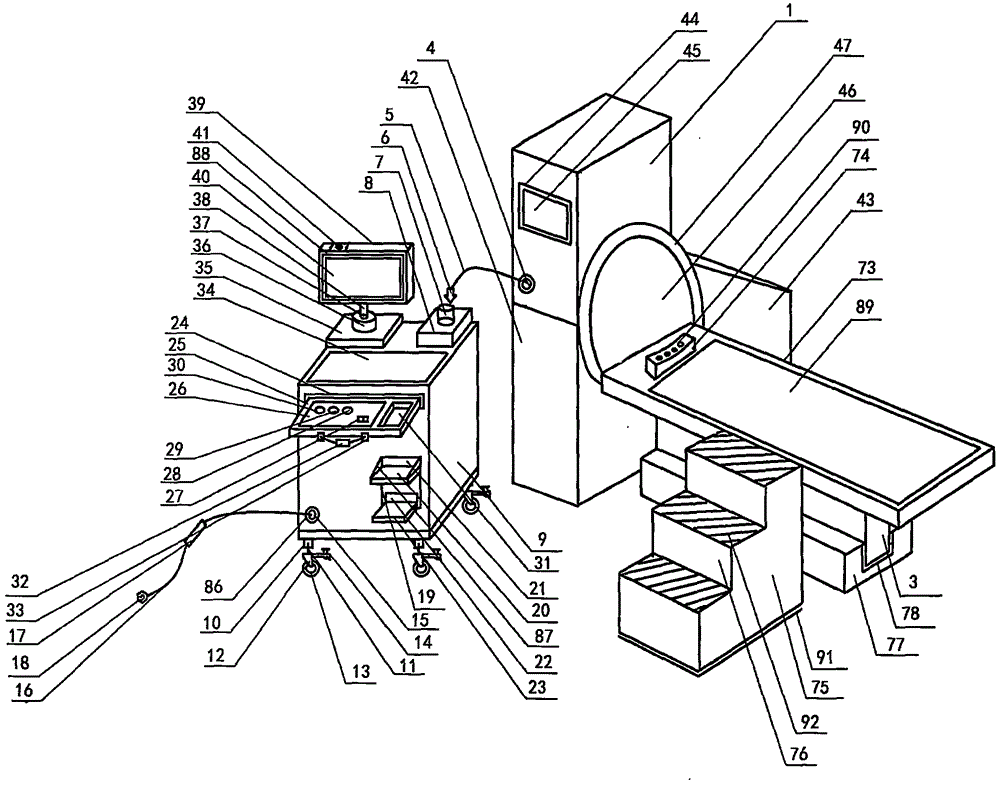 Diagnostic imaging instrument for radiology department