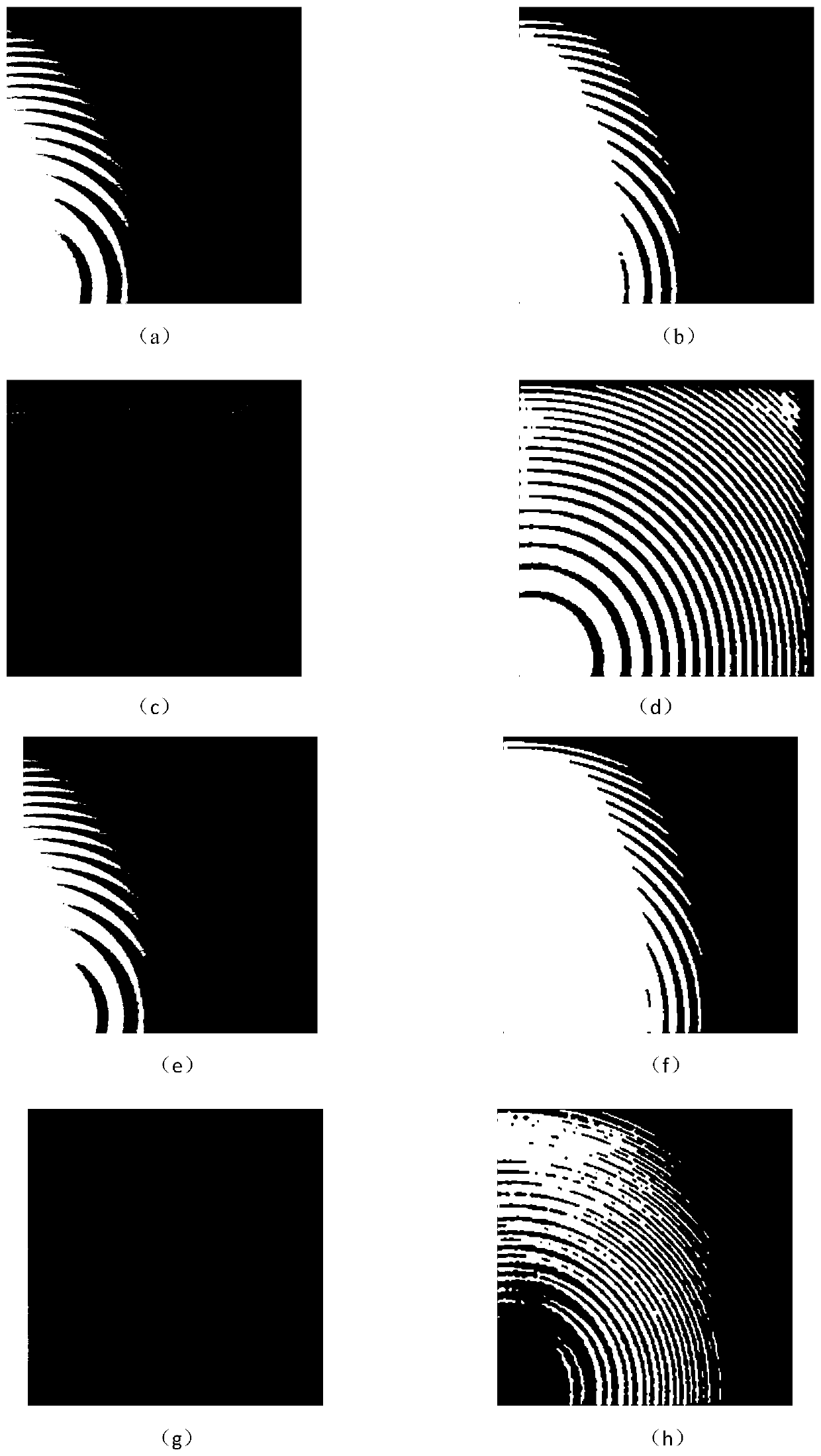 Low-illumination electronic speckle interference fringe image enhancement method