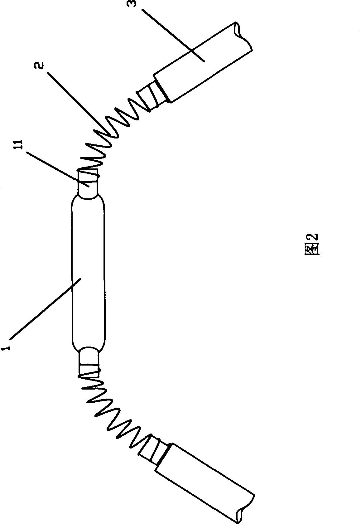 Roof connecting fitting between tent rack mandrils