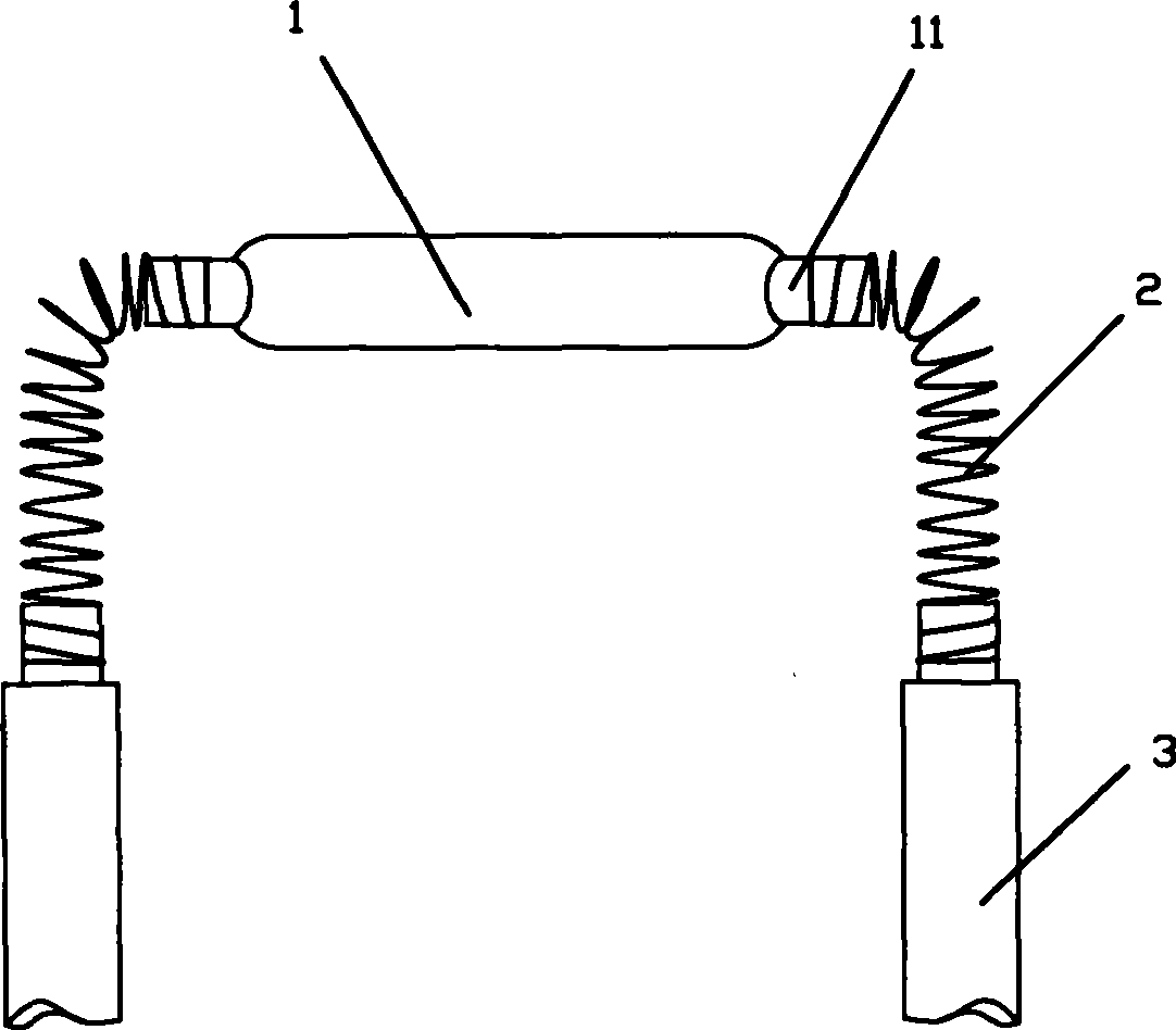 Roof connecting fitting between tent rack mandrils