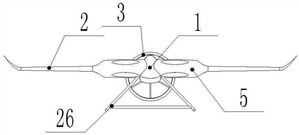 A multi-powered fixed-wing aircraft with vertical lift function