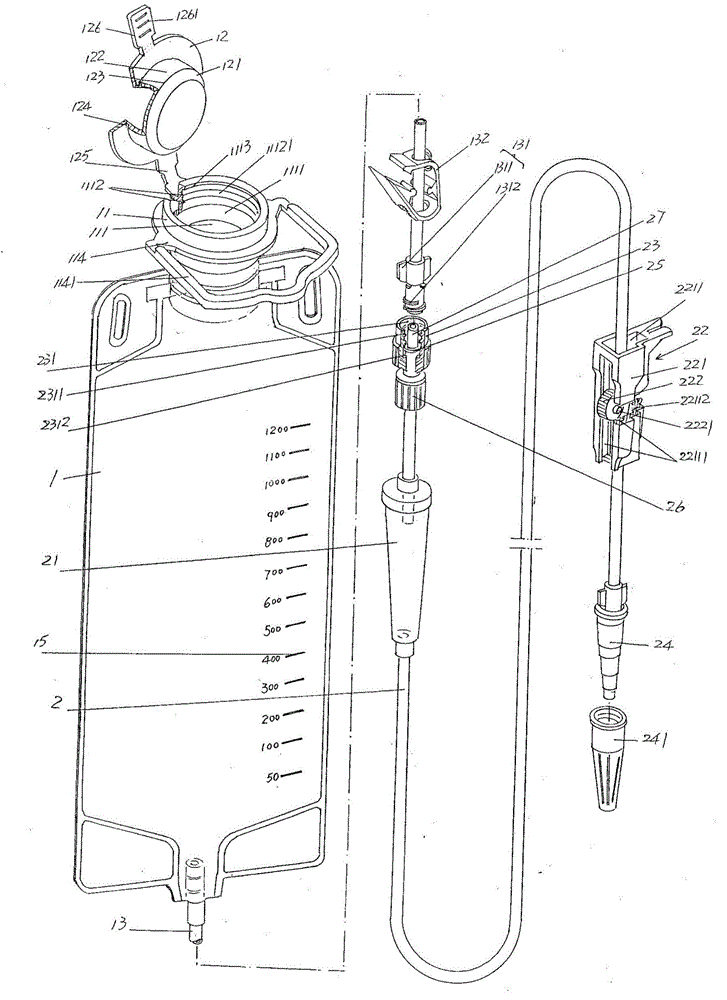 Nutrient feeding bag