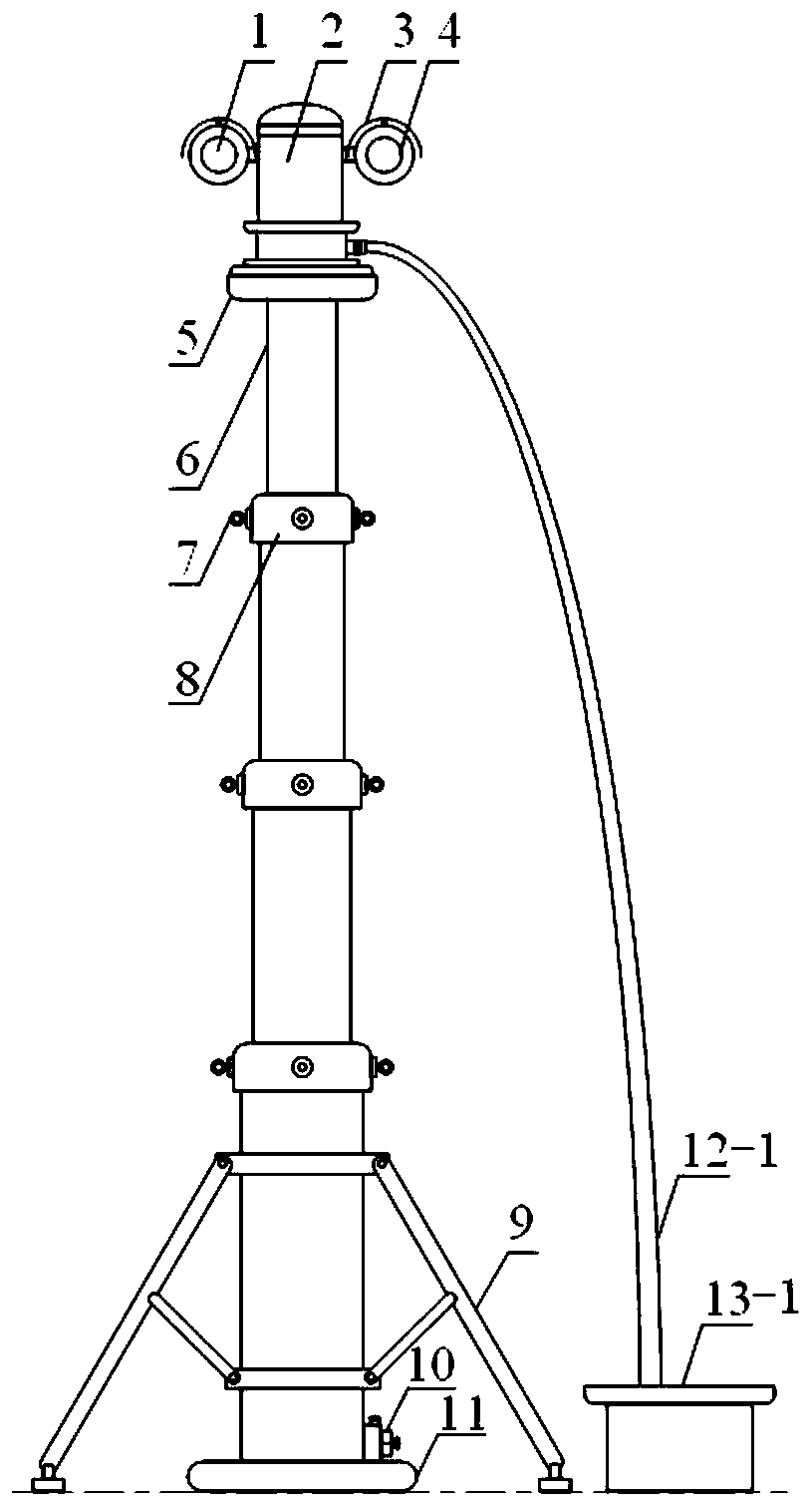 Natural gas leakage monitoring system and monitoring method