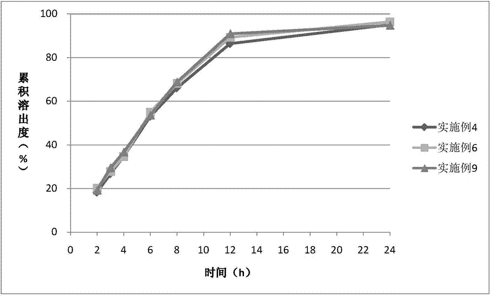 Trospium chloride slow-release composition and preparation method thereof