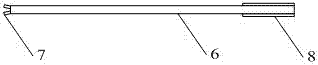 Disposable non-invasive bag forceps and its knot pusher