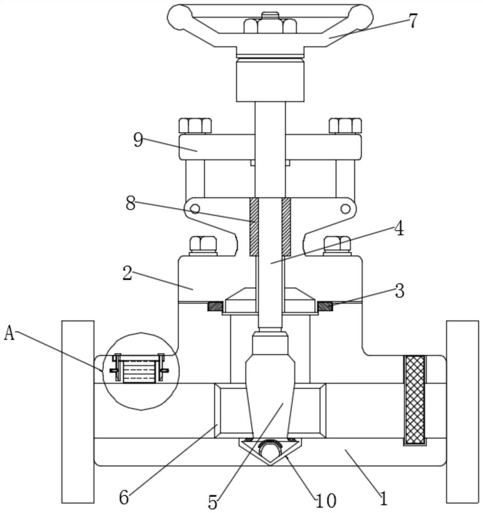 Pressure automatic leakage stopping type gate valve