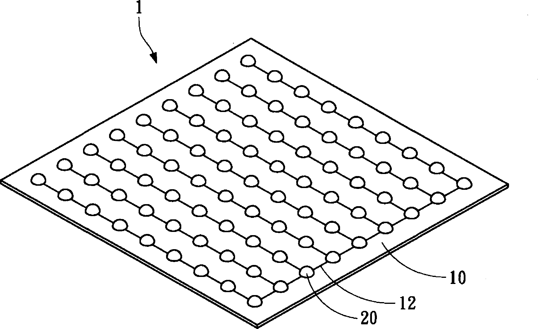 Reelable film LED lamp and manufacture method thereof