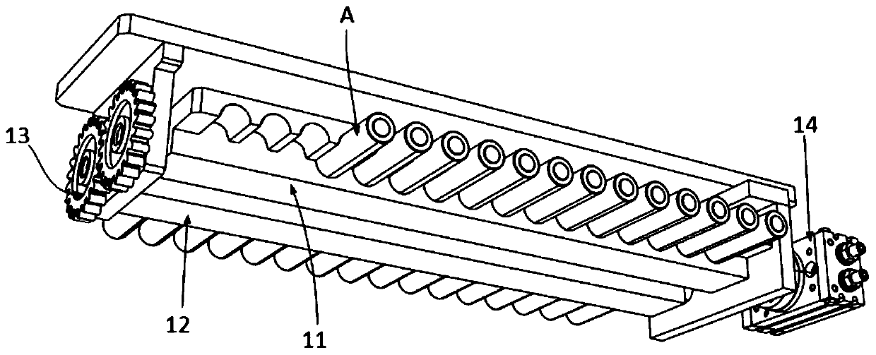 Positive-negative pole battery cell direction dividing device