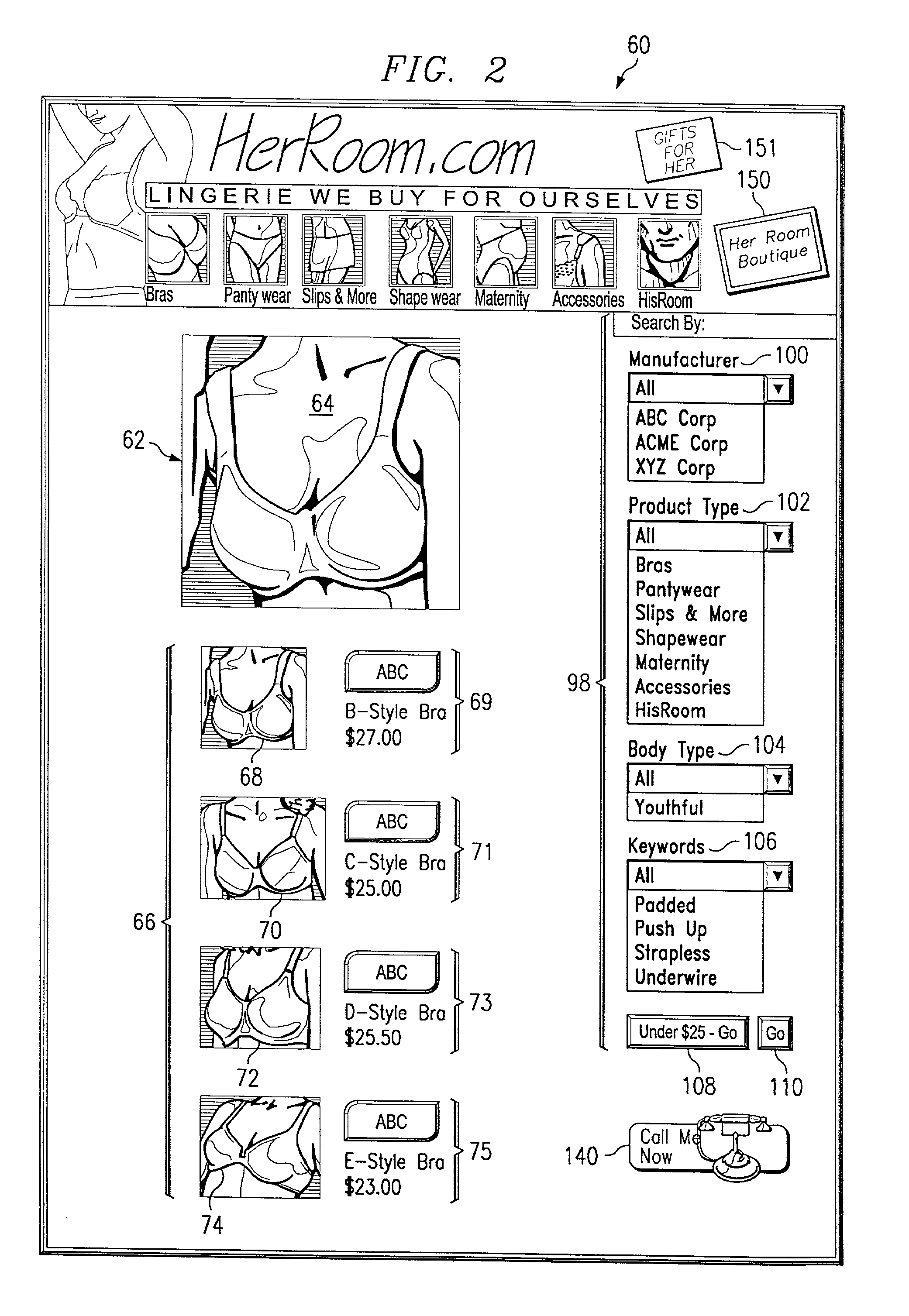 Virtual showroom system and method