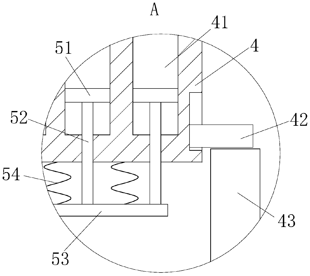 Teaching assisting device for mathematical probability class