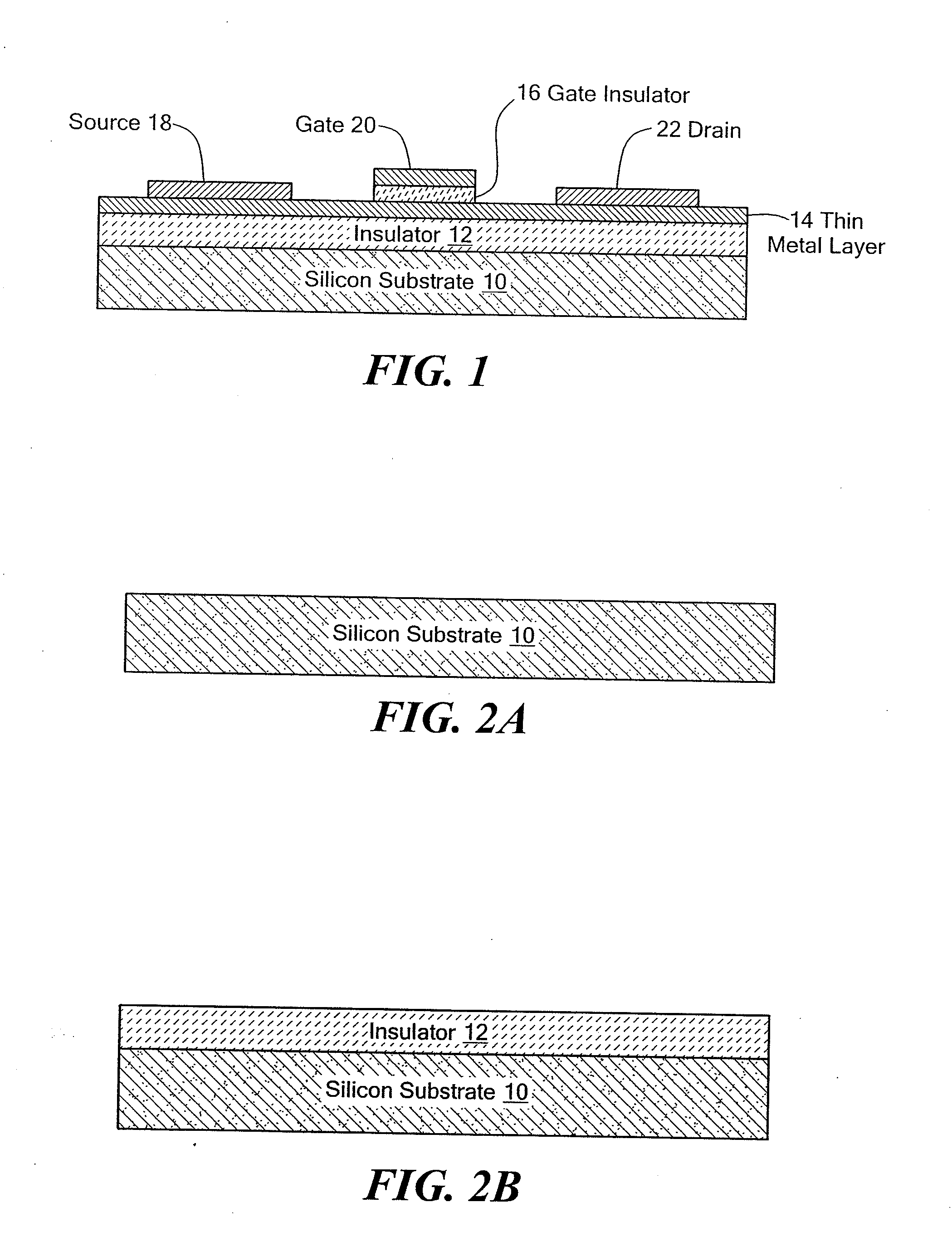 Metal transistor device