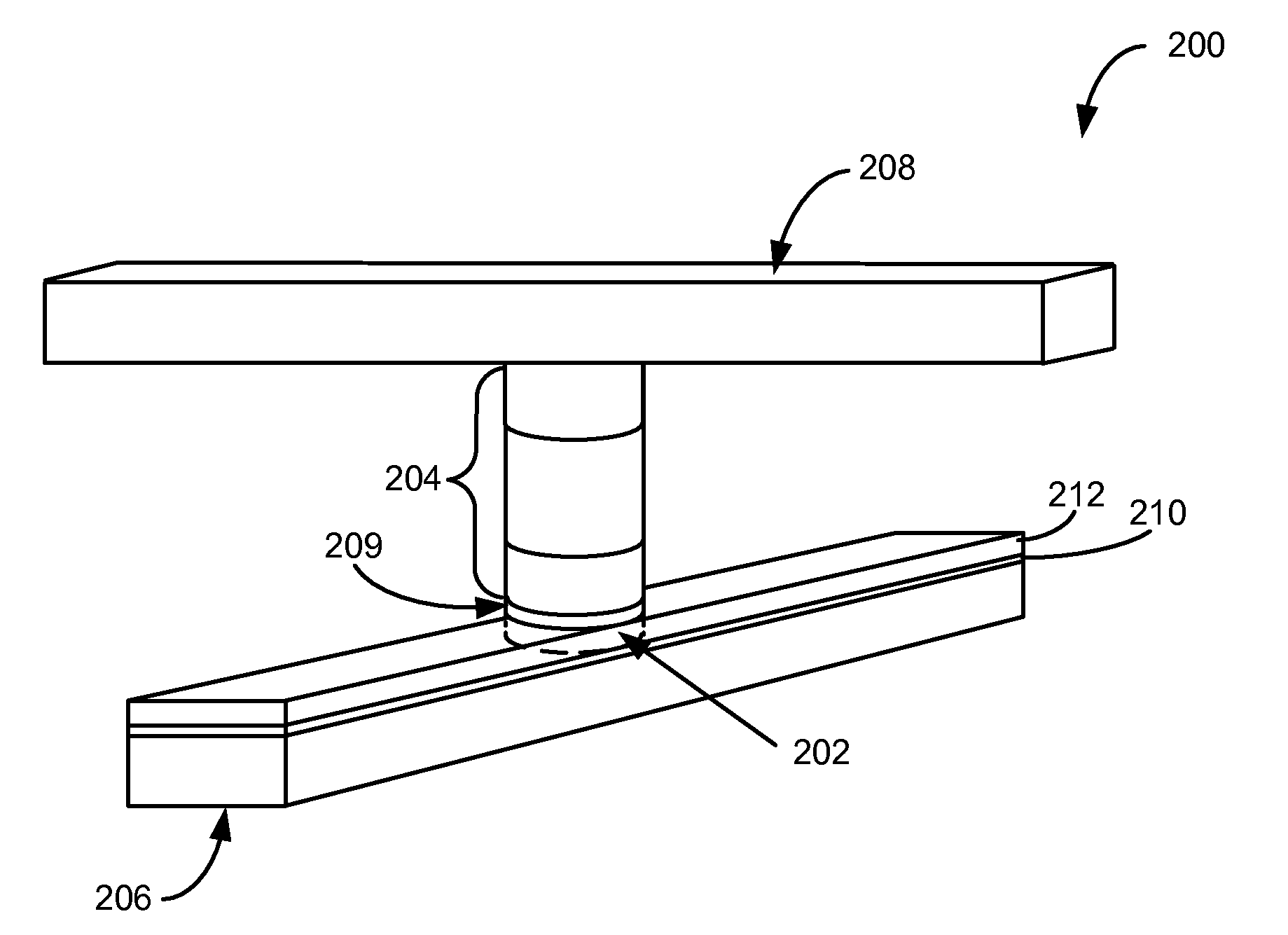 Memory cell that employs a selectively fabricated carbon nano-tube reversible resistance-switching element formed over a bottom conductor and methods of forming the same