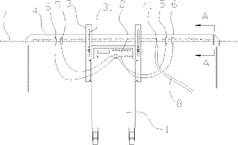 Cable conductor DC resistance on-line detection device and method thereof