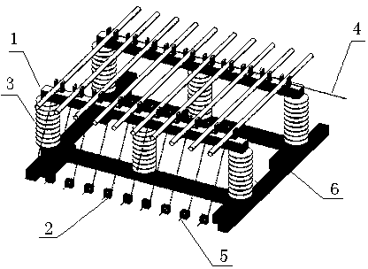 Measuring equipment and measuring method for leakage currents of high-voltage holding test of security equipment