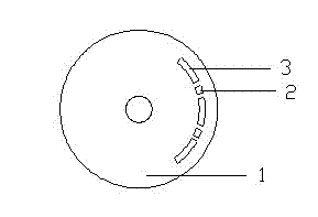 Method for welding LED chip to ceramic body through ultrasonic waves at normal temperature