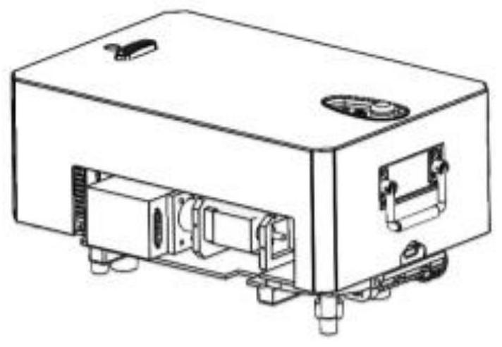 Intelligent laser cleaning robot for track