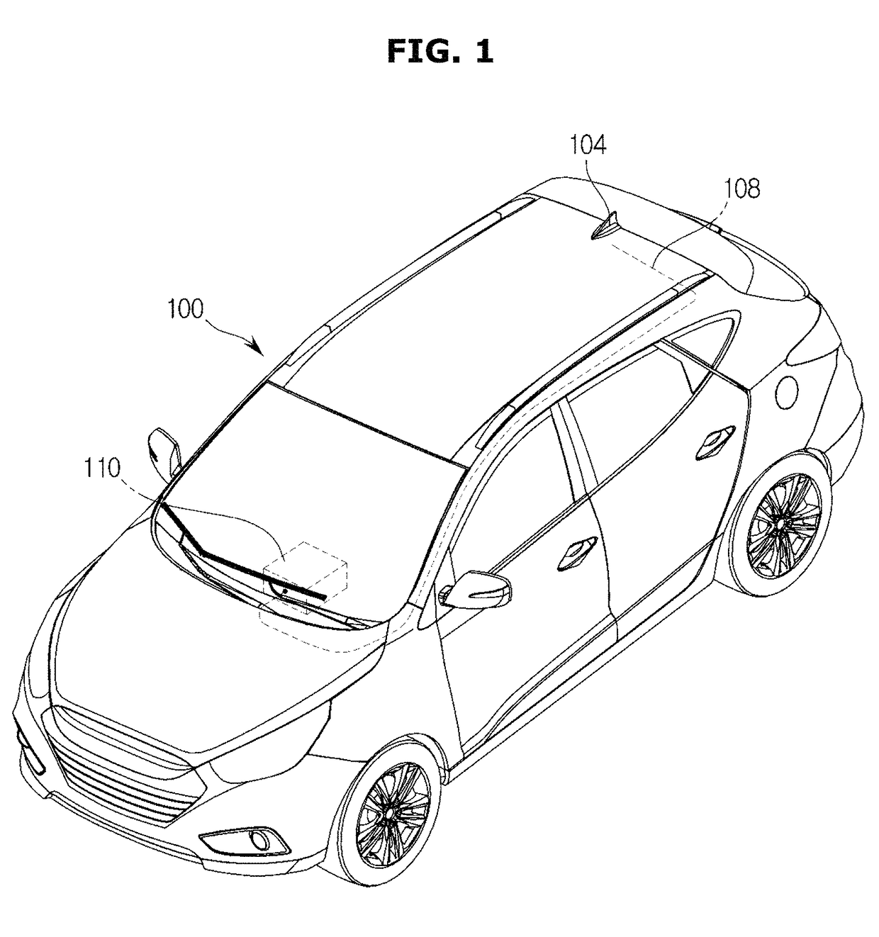 Antenna, circular polarized patch antenna, and vehicle having the same