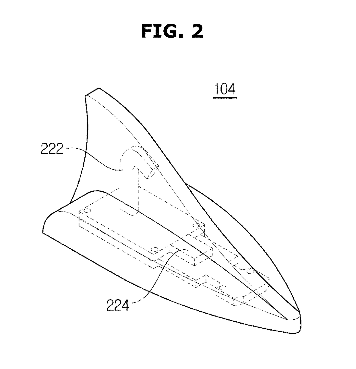 Antenna, circular polarized patch antenna, and vehicle having the same