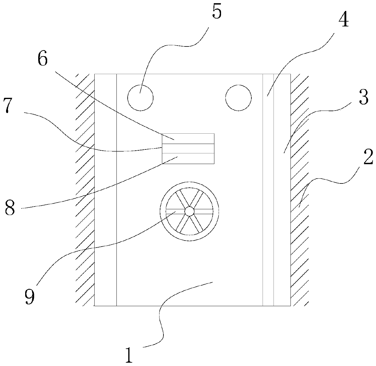 Civil defense door installation and replacement system and replacement method thereof