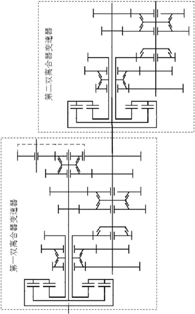 Multi-clutch transmission driving device