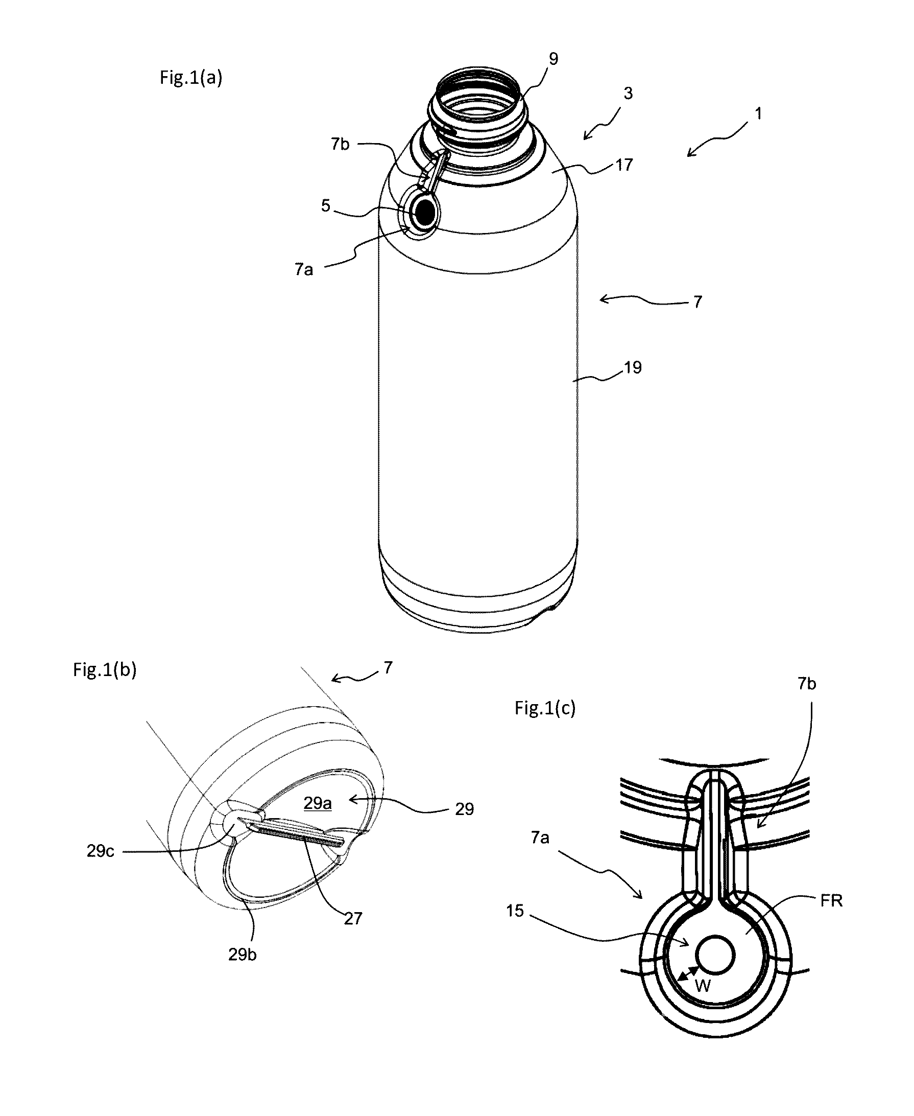 Delaminatable container, method of checking the same for a pinhole, and method of processing the same