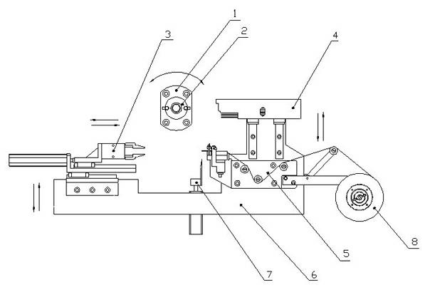 Fish paper wrapping device