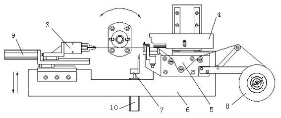 Fish paper wrapping device