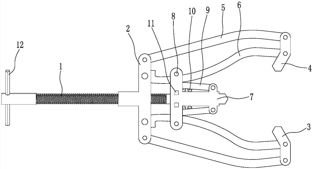 Three-jaw clamp