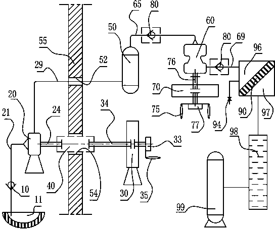 Zinc alloy internal thread reef seawater desalination device