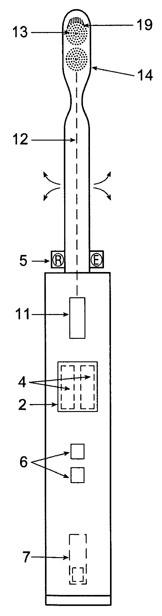 Toothbrush for prevention treatment of tooth sensitivity and method therefor