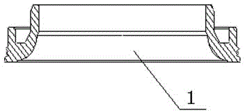 Method for milling step-shaped roller ring blank element by using numerical control ring milling machine