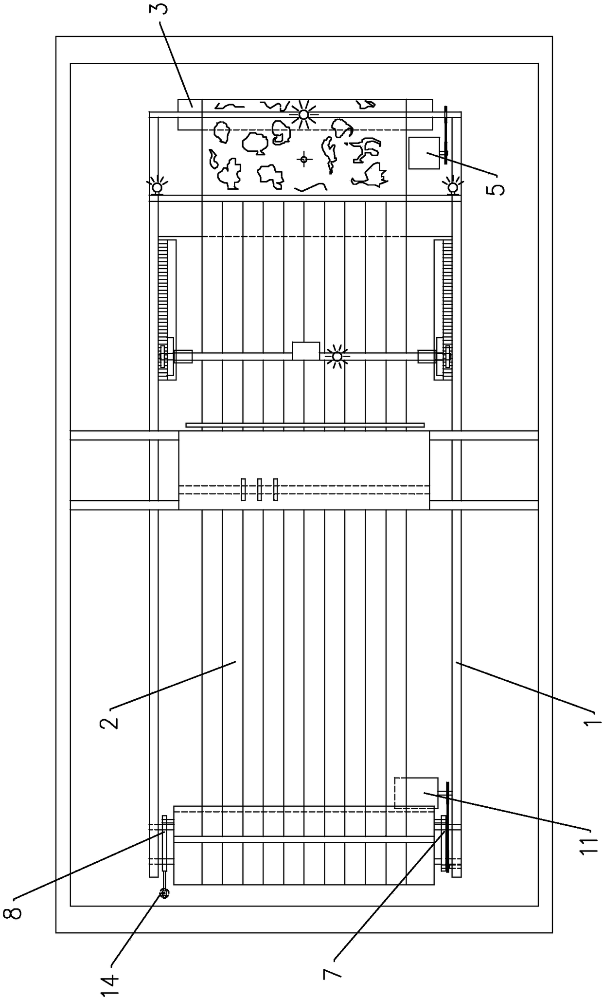 Constant-tension warp and k'o-ssy feeding machine