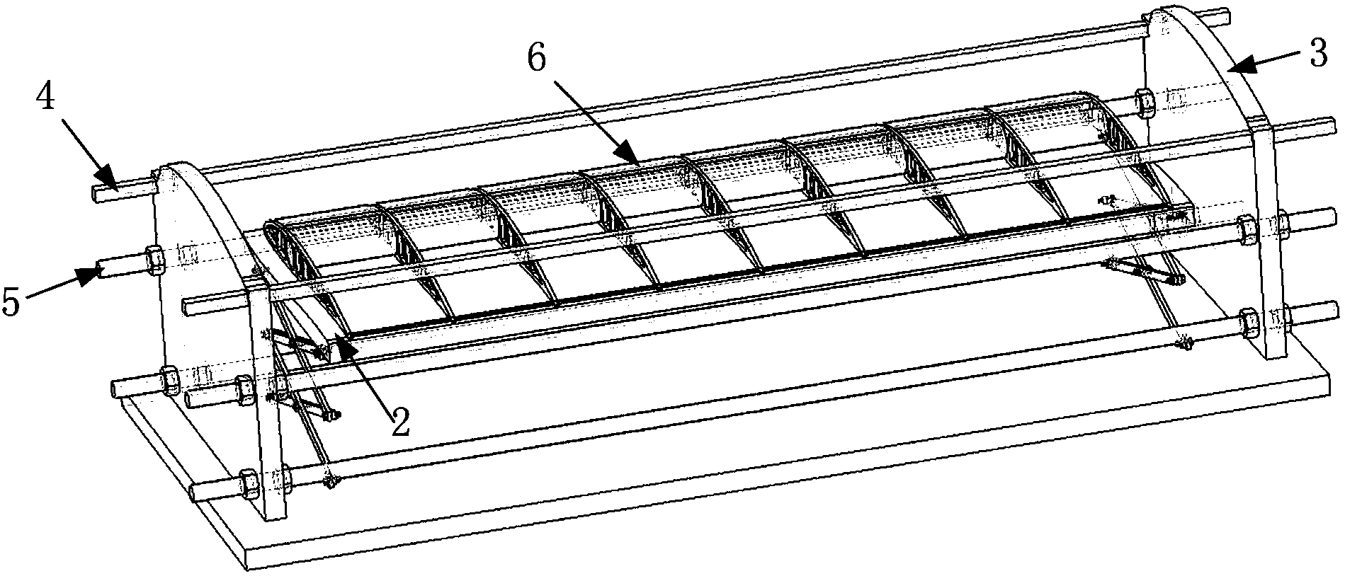 Film covering device and method of wing structure surface