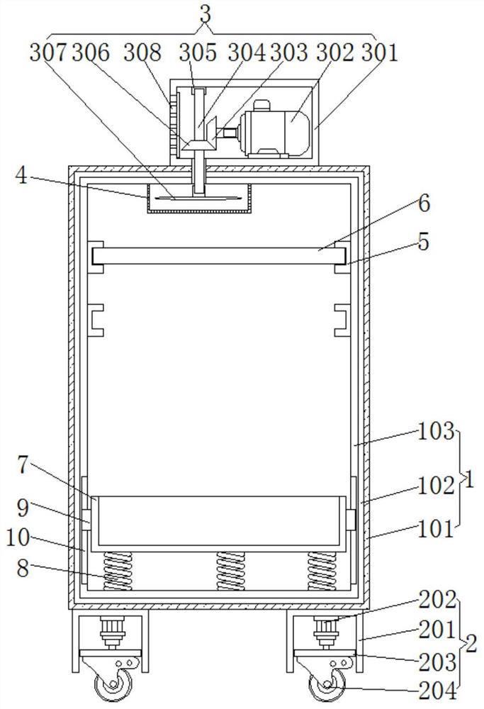 Fire-fighting inspection cabinet with drying and moisture-proof functions