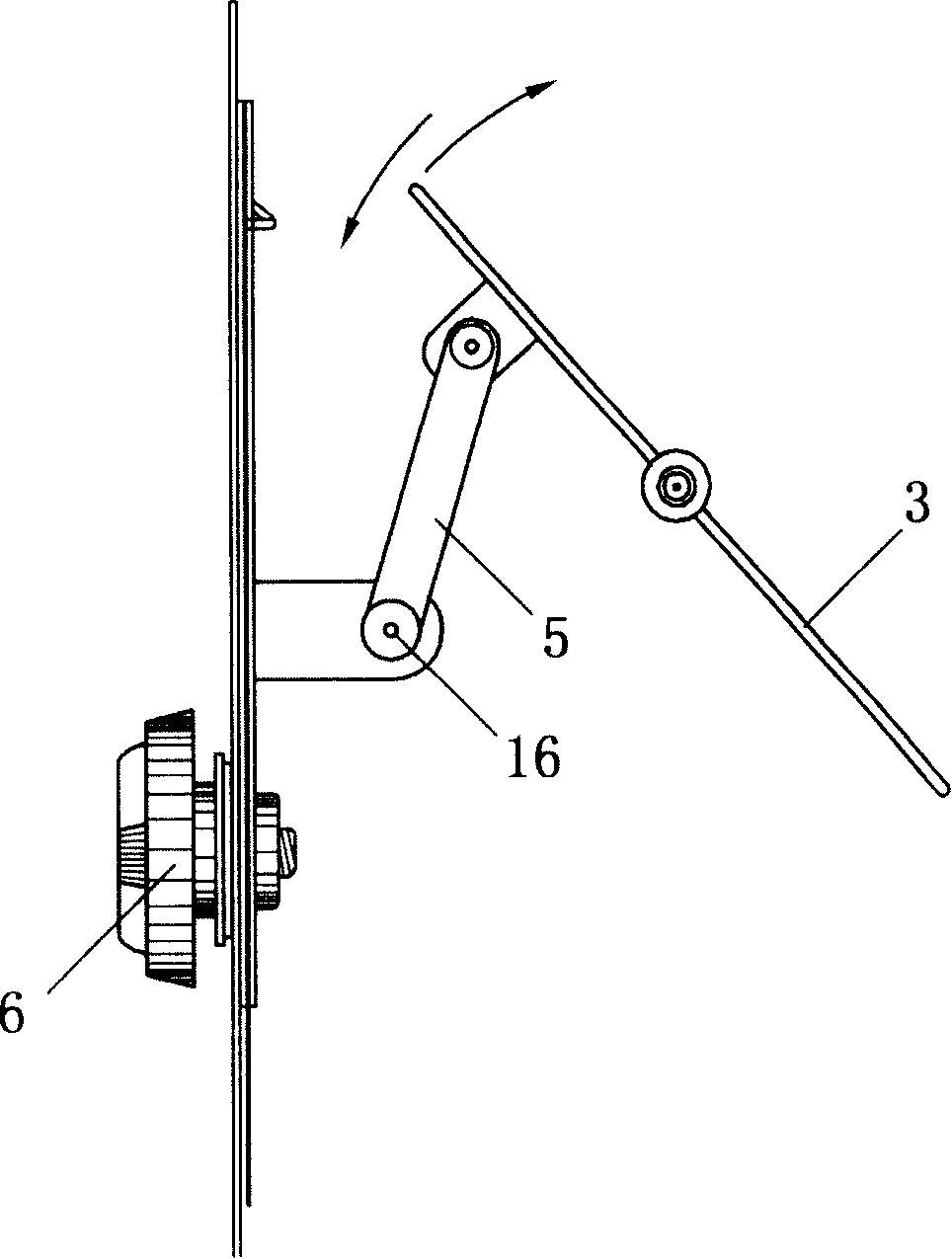 Airflow regulating switch