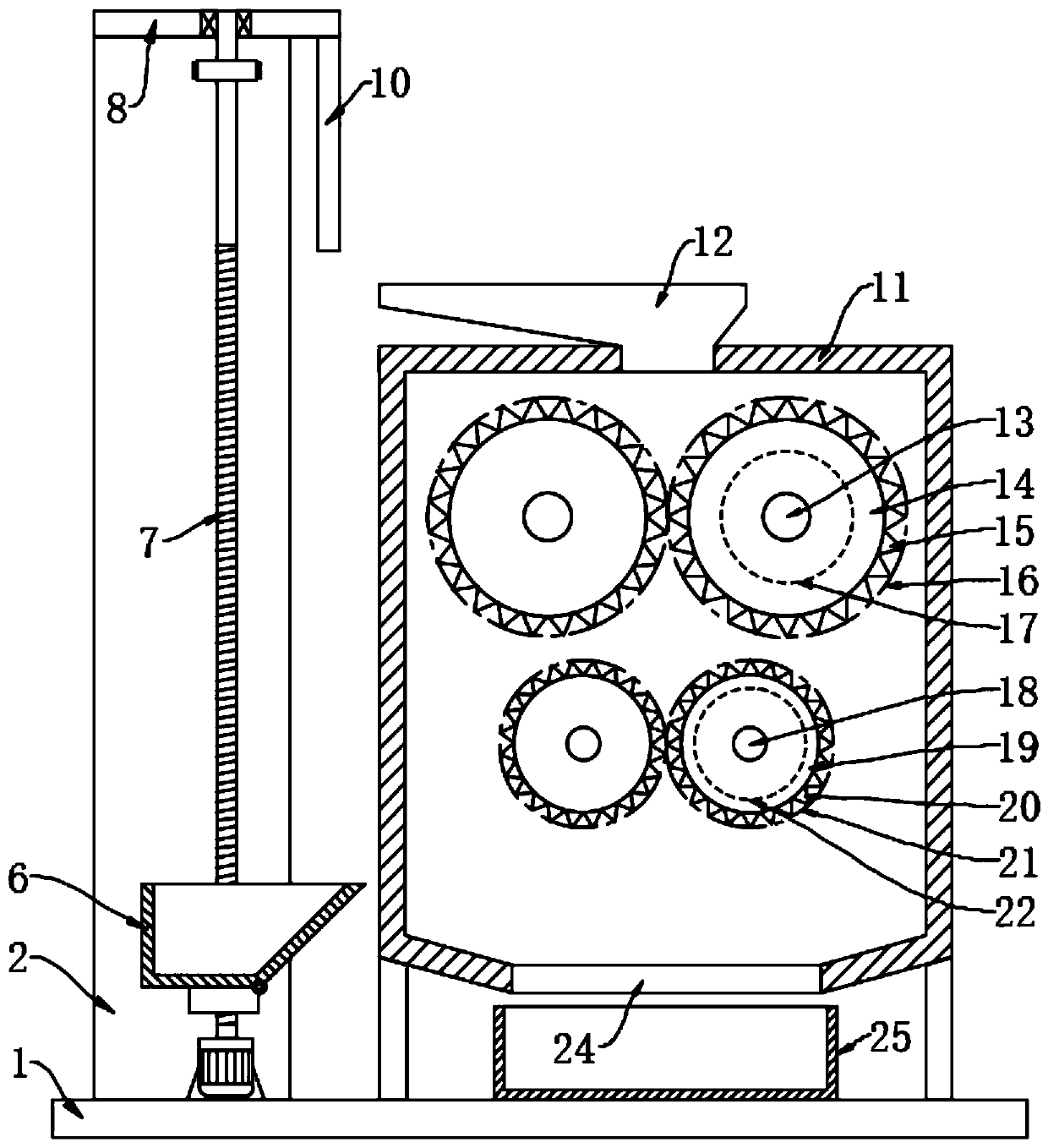 Electronic garbage recovery treatment equipment