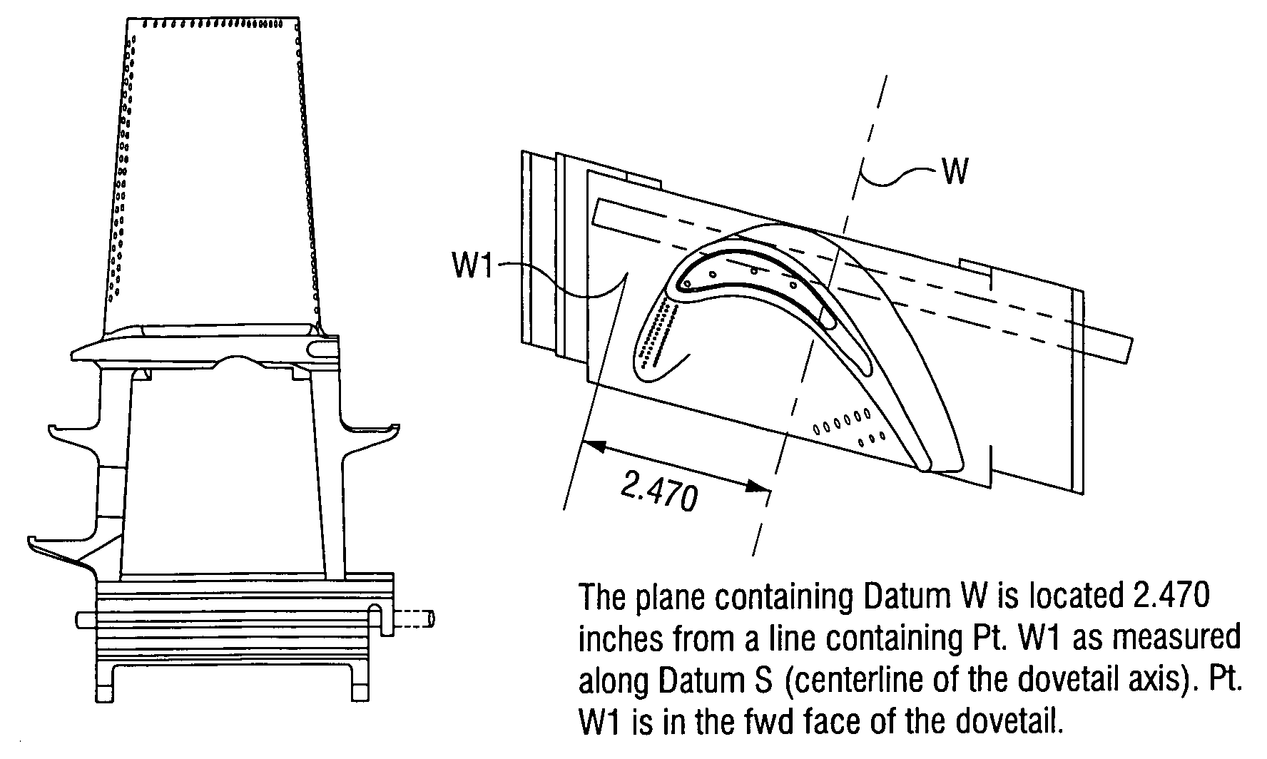 Blade/disk dovetail backcut for blade/disk stress reduction (7fa+e, stage 1)