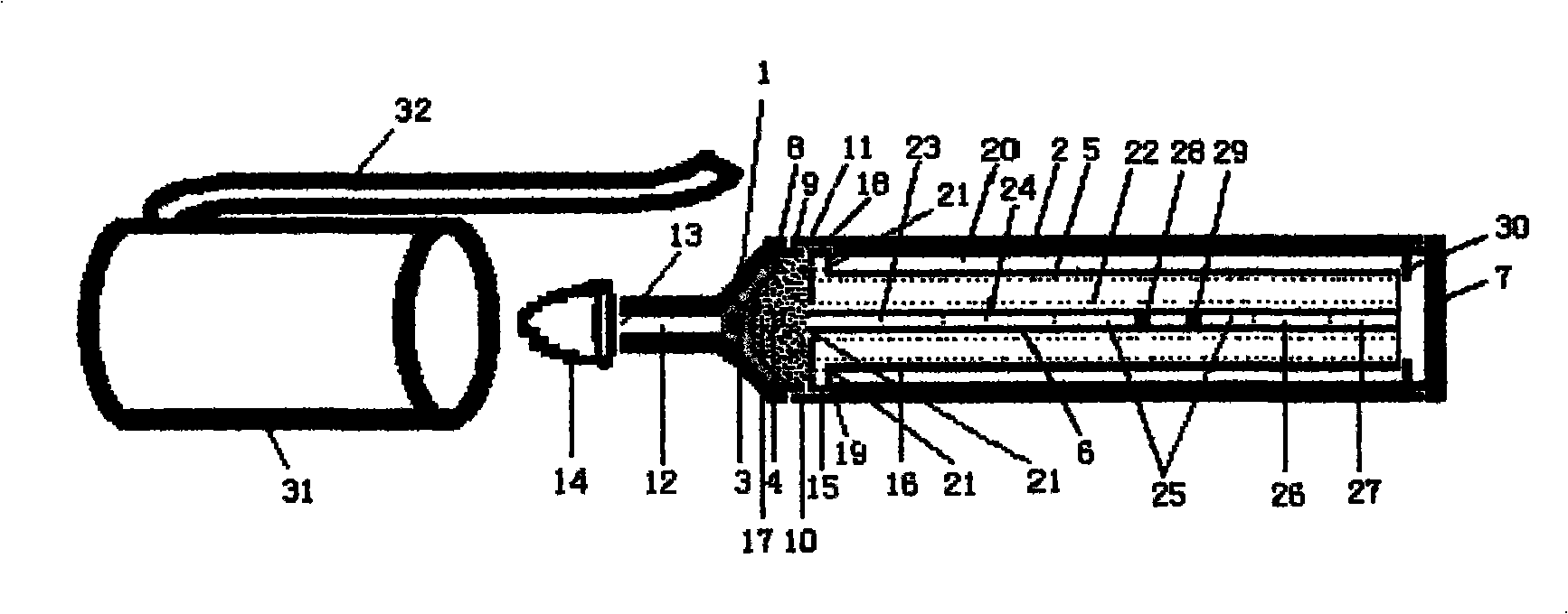 Portable sample rapid joint inspection device