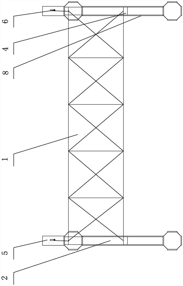 Method for integrally sliding and installing a steel vestibule in a complex environment