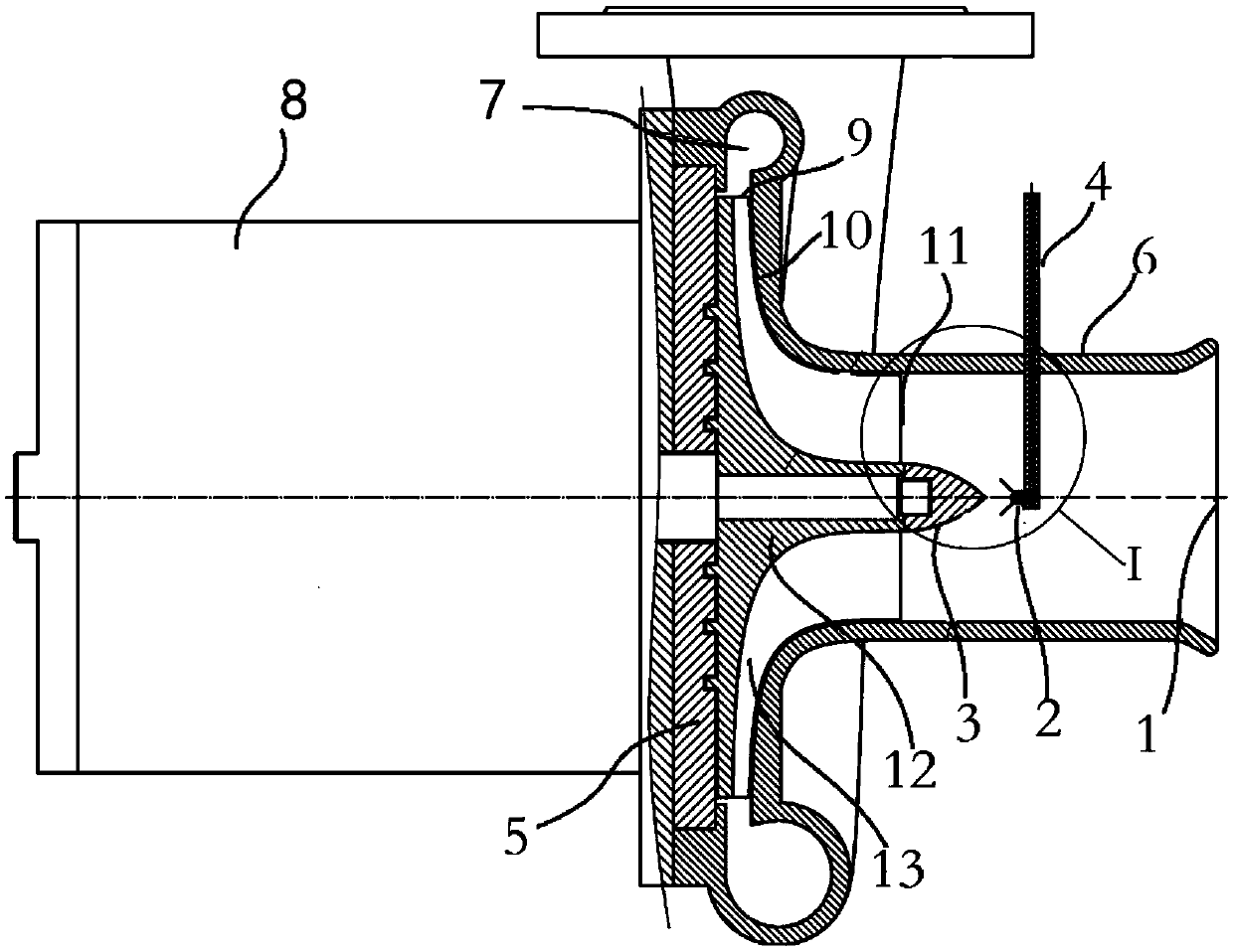 A Centrifugal Gas Compressor Desuperheater with Central Nozzle Structure