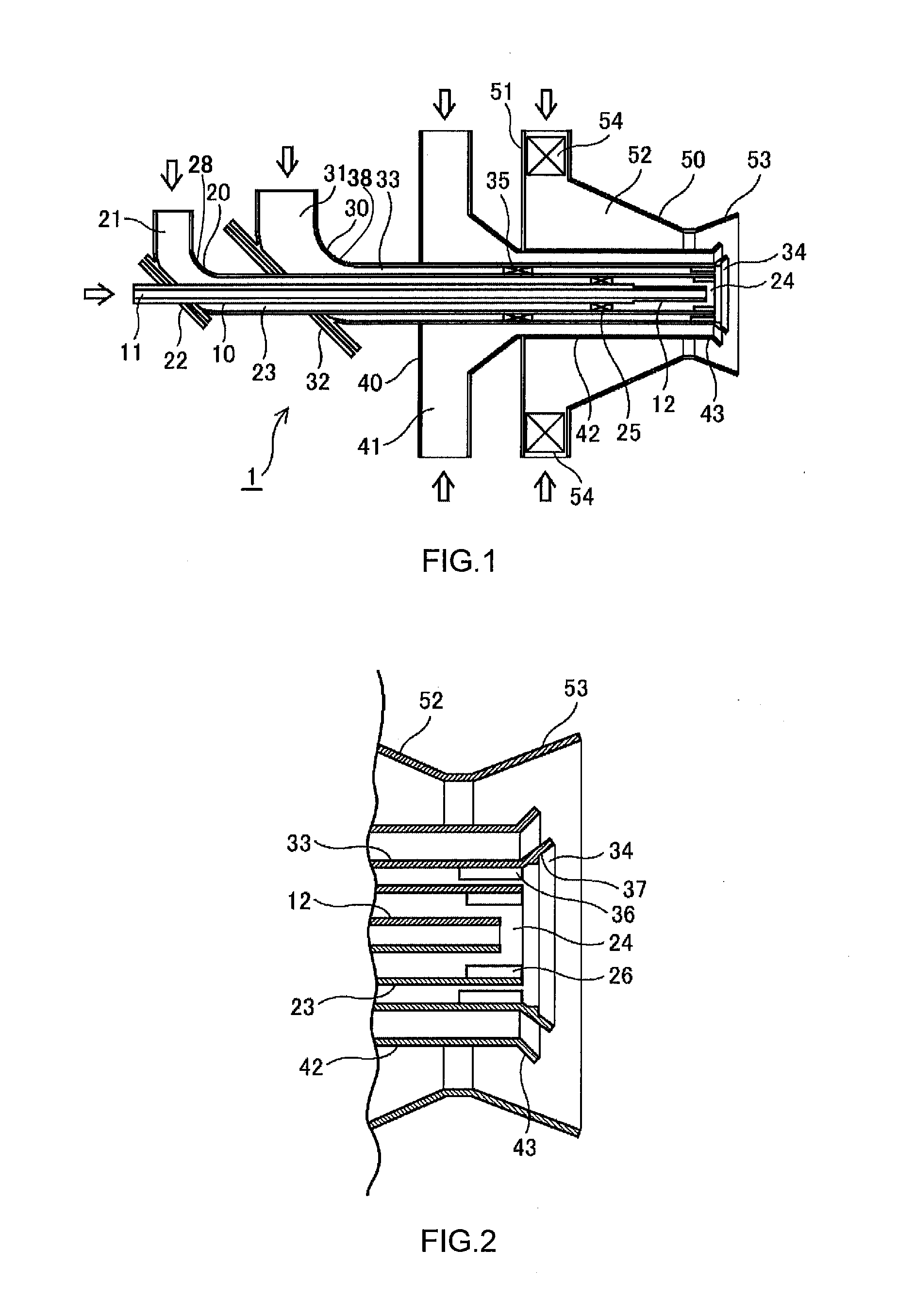 Biomass-mixed, pulverized coal-fired burner and fuel combustion method