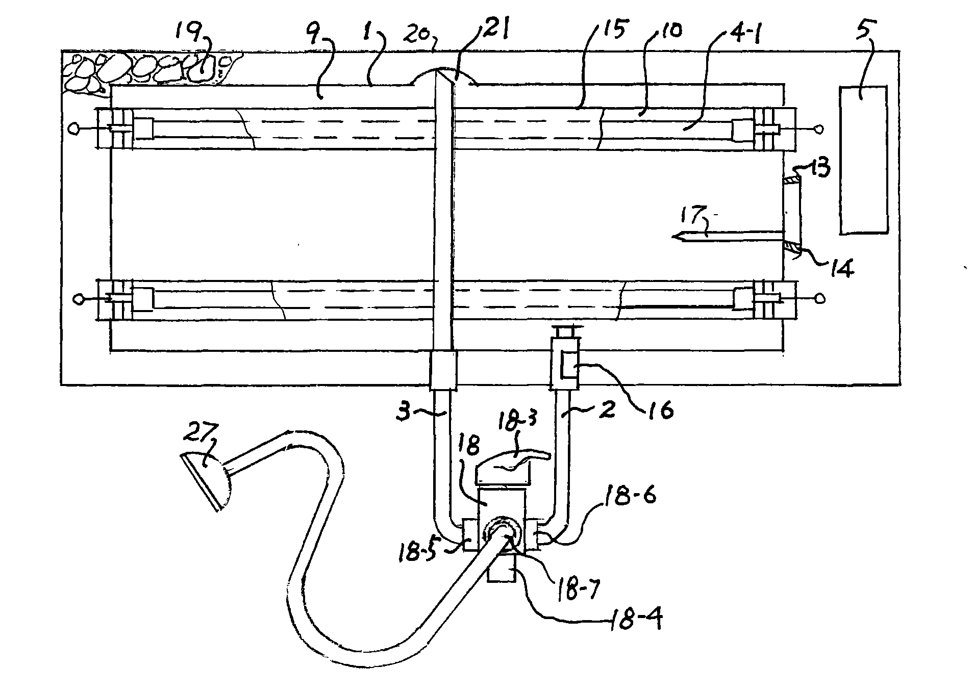 Nonbearing water heater