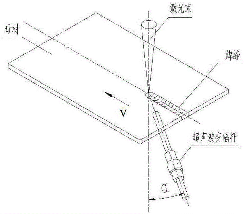 Magnesium alloy laser-ultrasonic double-side welding method